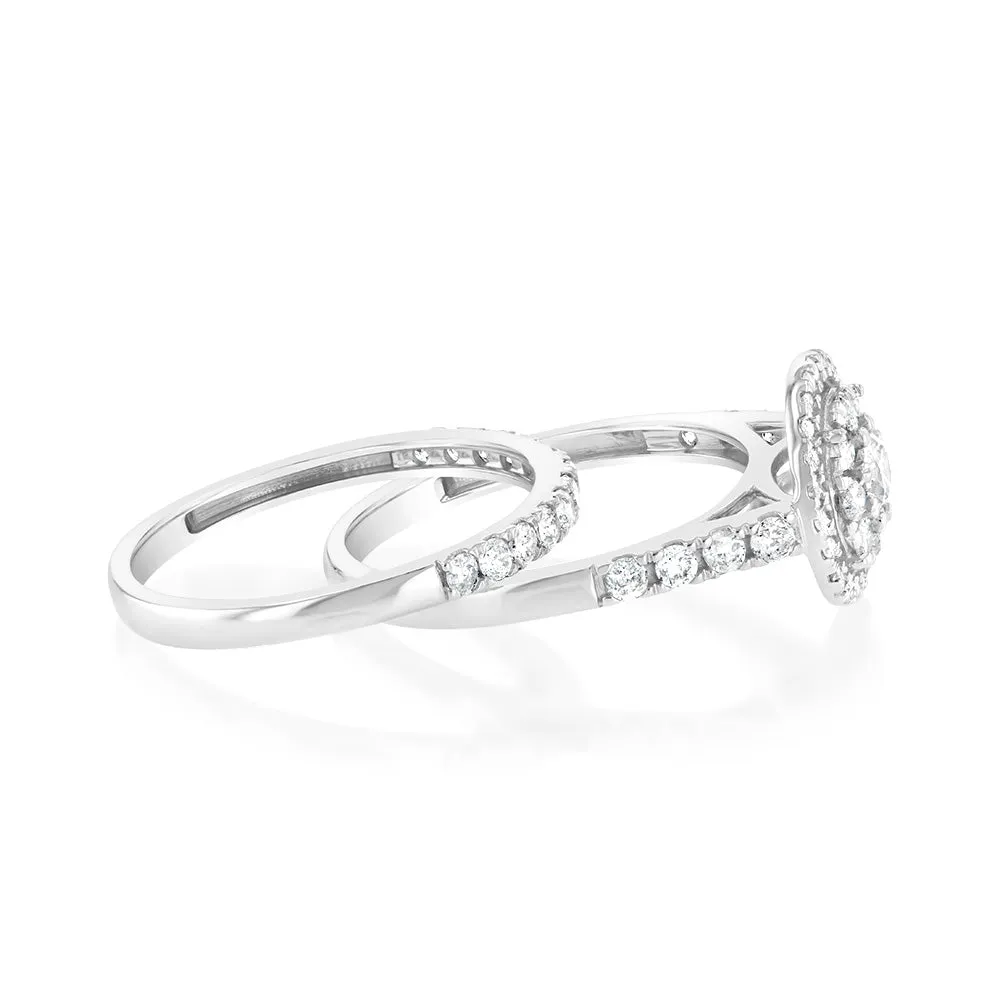 1 Carat Diamond Ring in 9ct White Gold Shiels