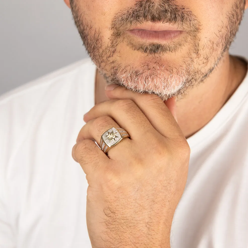 1/2 Carat Diamond Star Ring in 9ct Yellow Gold Shiels