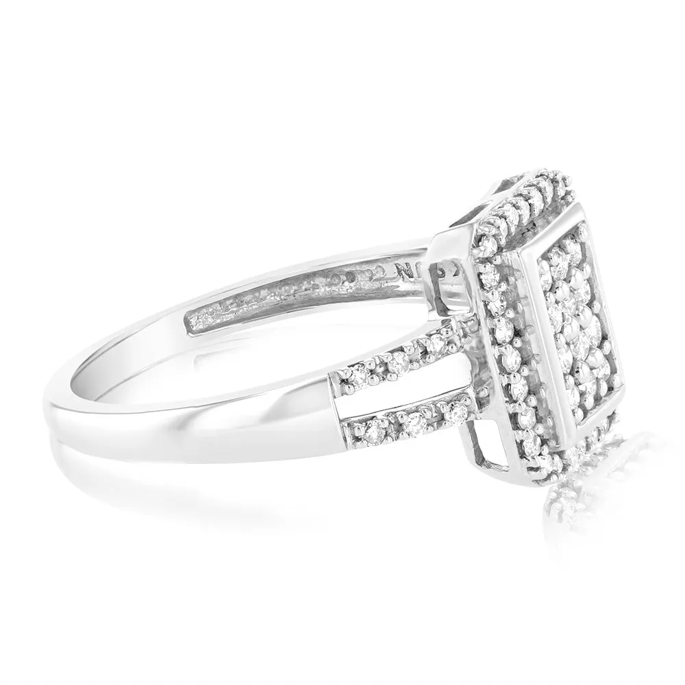 1/3 Carat Diamond Ring in 10ct White Gold Shiels