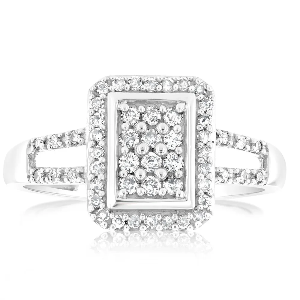 1/3 Carat Diamond Ring in 10ct White Gold Shiels