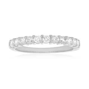 18ct White Gold Ring With 1/2 Carat Diamonds Shiels