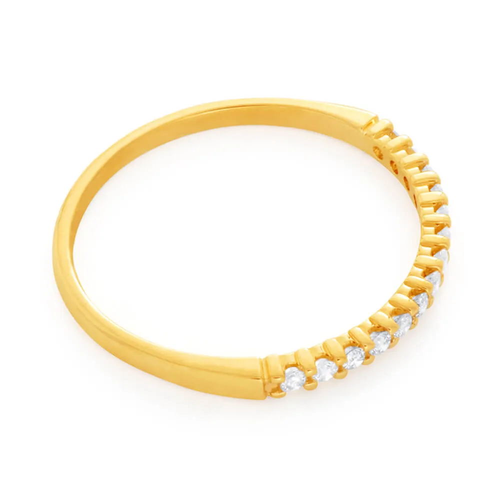 18ct Yellow Gold Ring With 0.15 Carats Of Diamonds Shiels