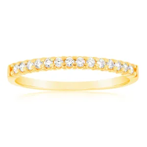 18ct Yellow Gold Ring With 0.15 Carats Of Diamonds Shiels