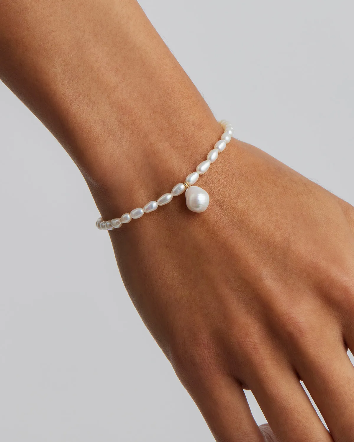 18k Gold Vermeil Forever Moments Pearl Bracelet Bycharlotte