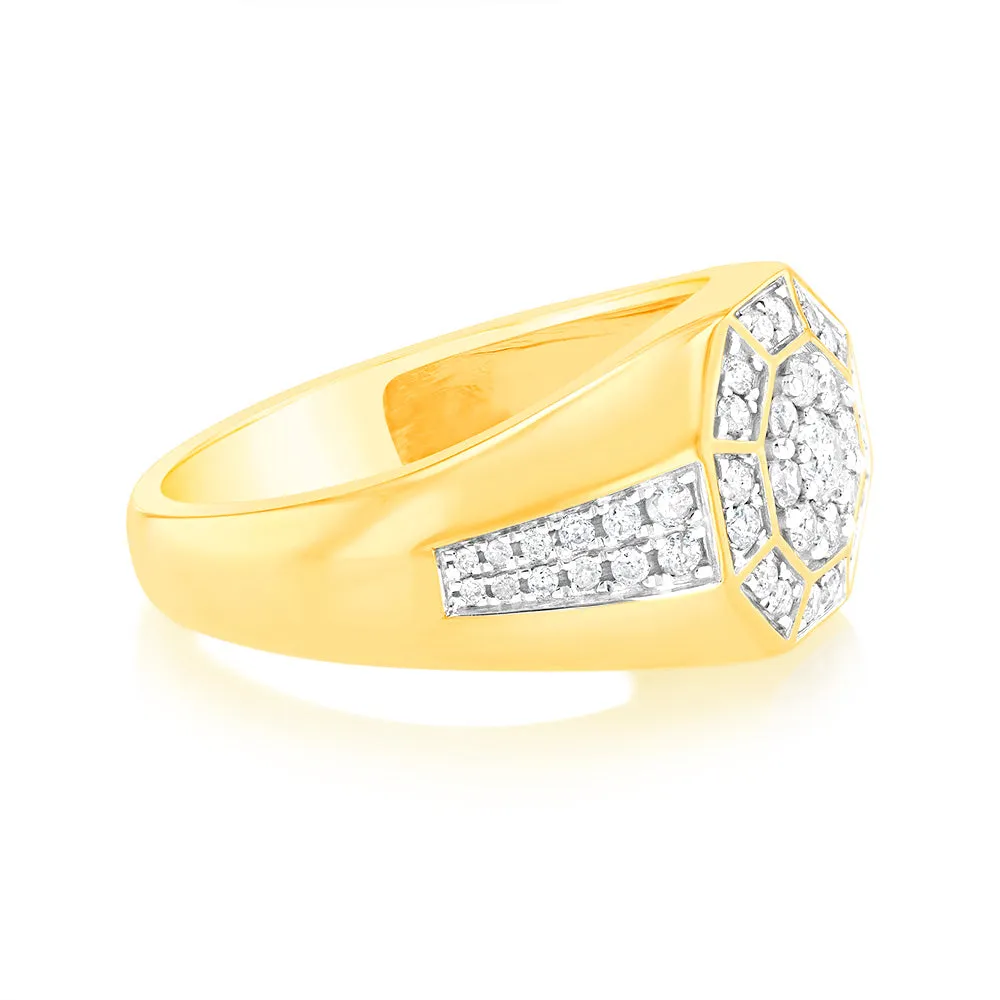3/4 Carat Diamond Ring in 9ct Yellow Gold Shiels