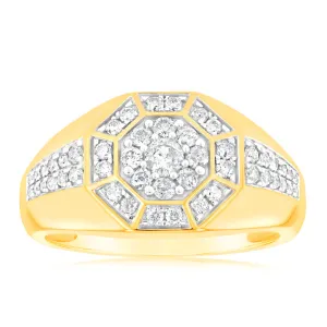 3/4 Carat Diamond Ring in 9ct Yellow Gold Shiels