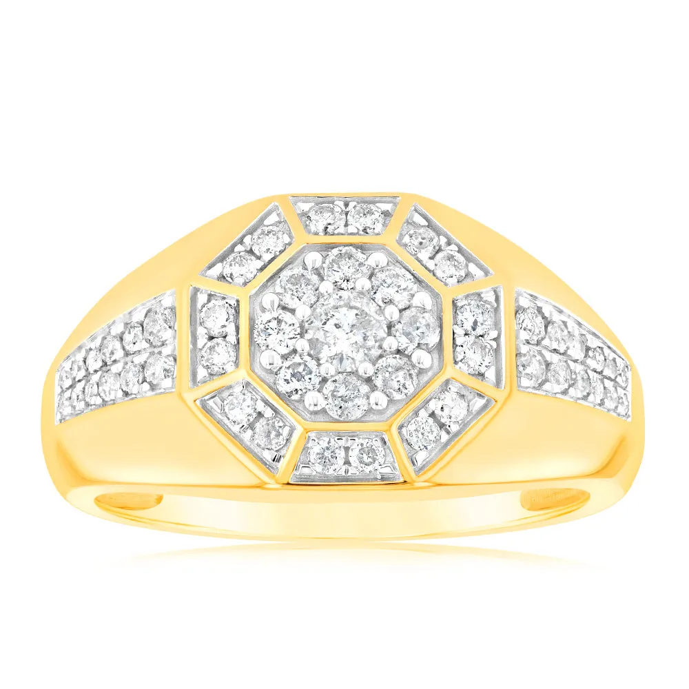 3/4 Carat Diamond Ring in 9ct Yellow Gold Shiels