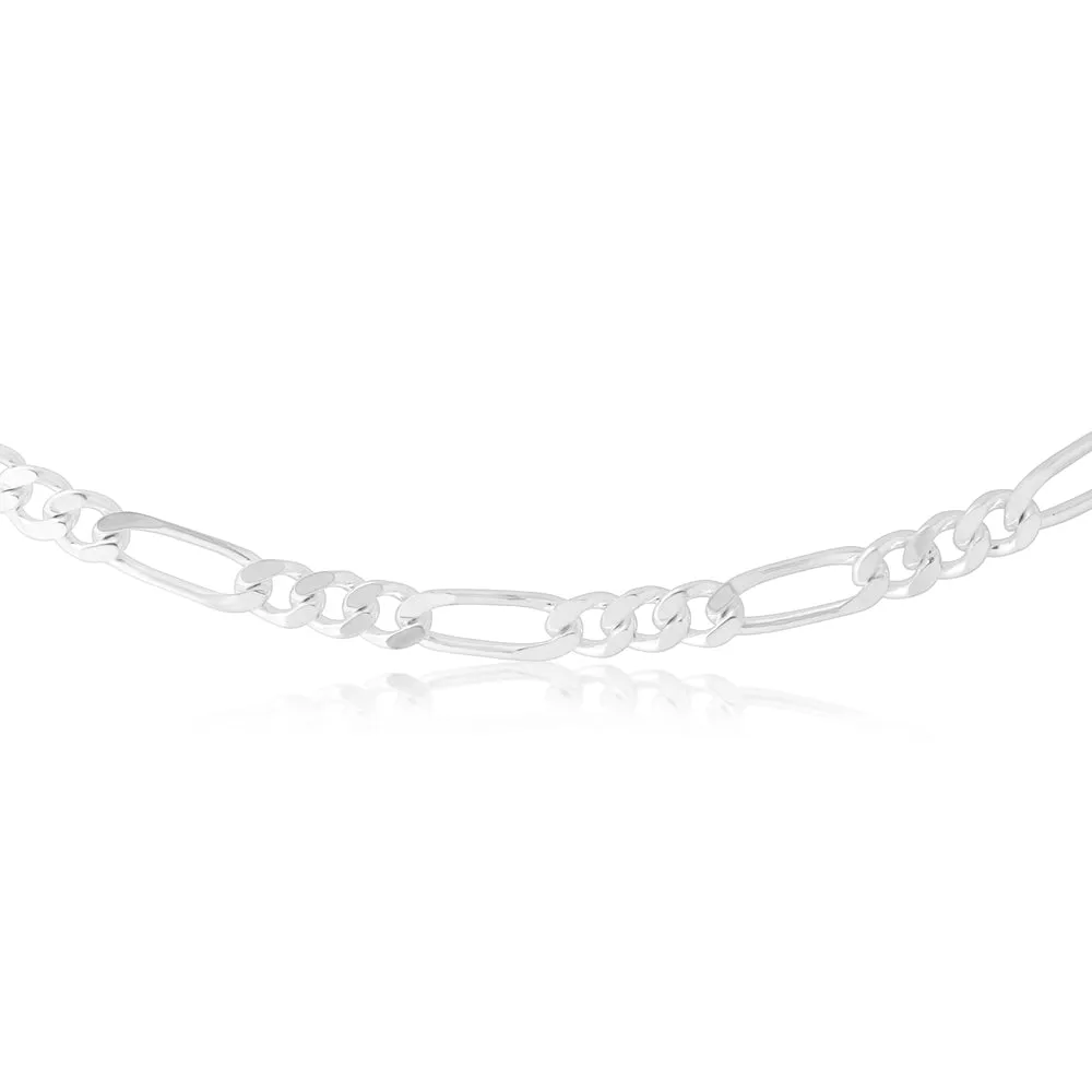 45cm Sterling Silver 200 Gauge Figaro 1:3 Chain Shiels