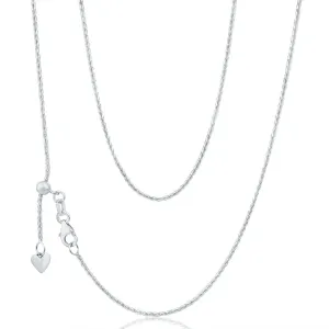 9ct Alluring White Gold Wheat Chain Shiels