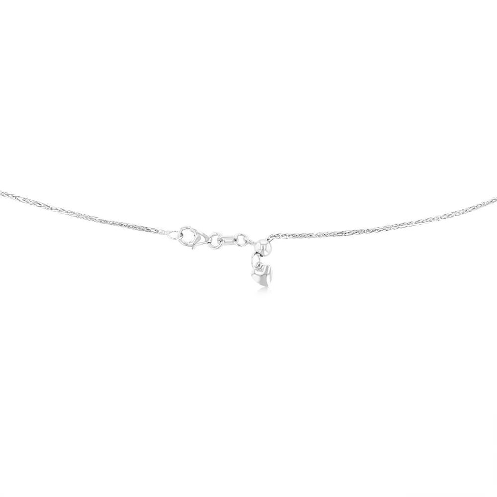 9ct Alluring White Gold Wheat Chain Shiels