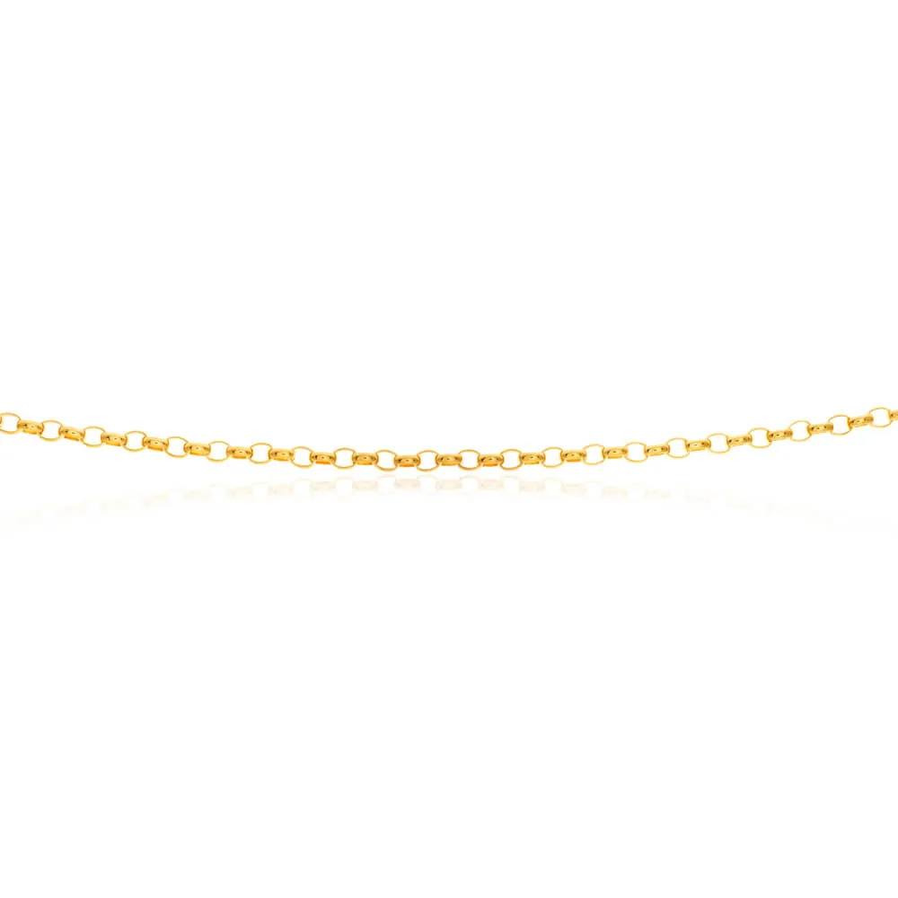 9ct Charming Yellow Solid Gold Belcher Chain Shiels