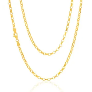 9ct Charming Yellow Solid Gold Belcher Chain Shiels