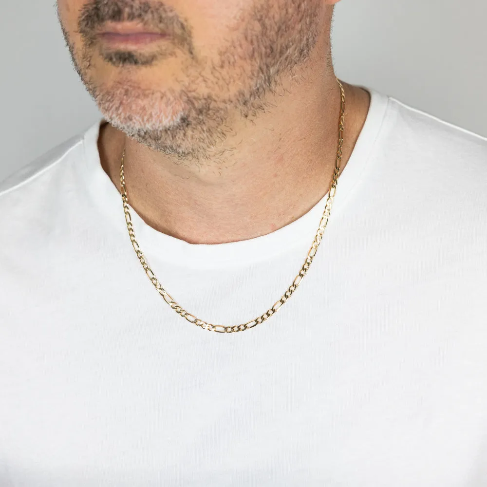 9ct Charming Yellow Solid Gold Figaro Chain Shiels