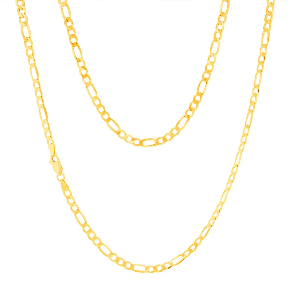9ct Charming Yellow Solid Gold Figaro Chain Shiels