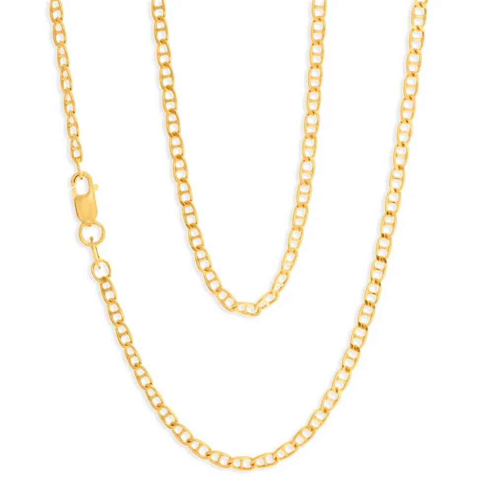 9ct Elegant Yellow Gold Silver Filled Anchor Chain Shiels