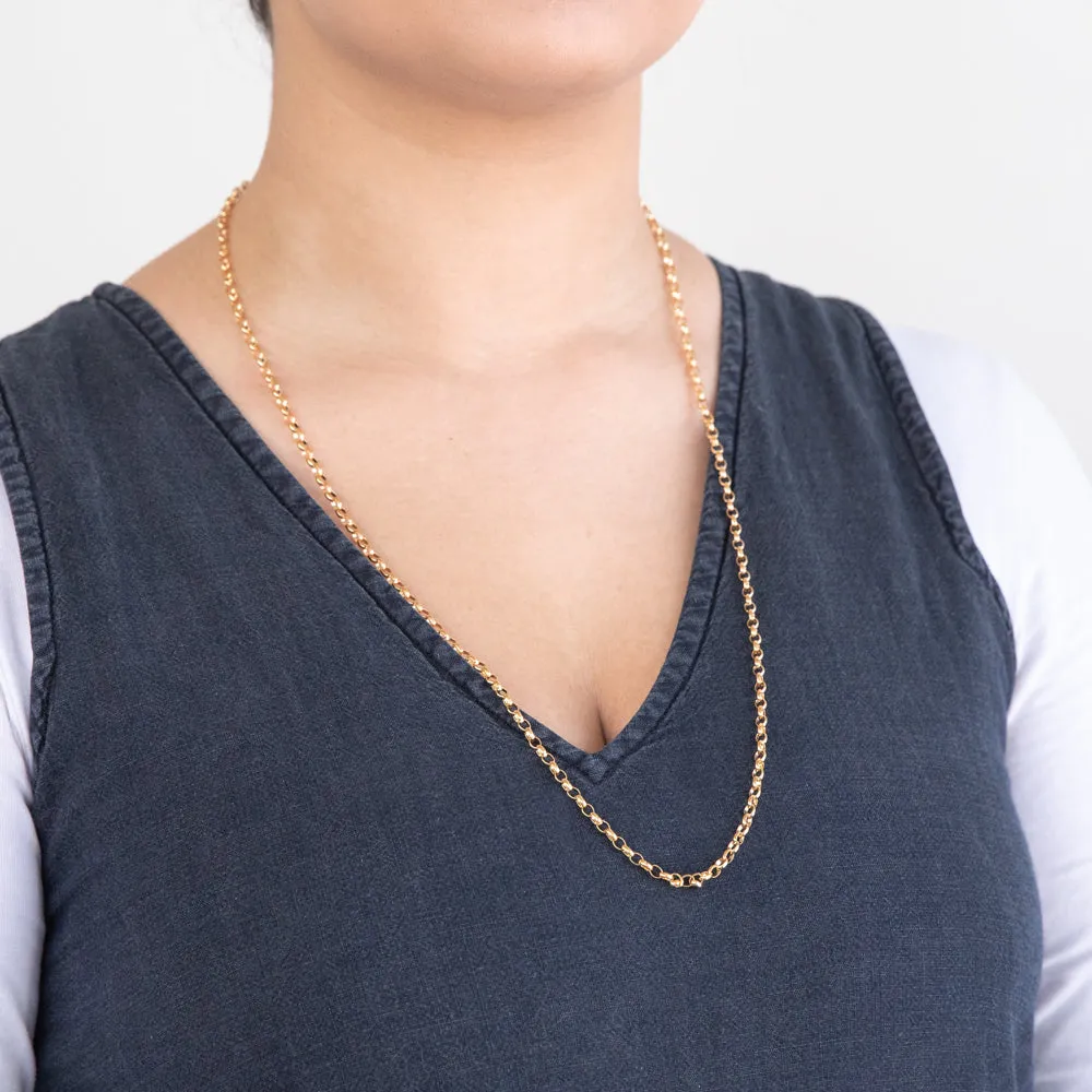 9ct Elegant Yellow Solid Gold Belcher Chain Shiels