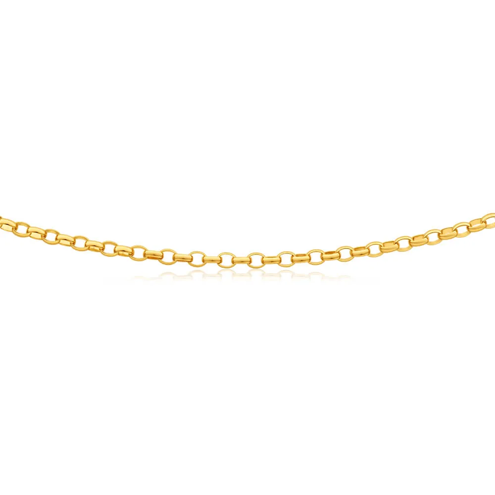 9ct Elegant Yellow Solid Gold Belcher Chain Shiels