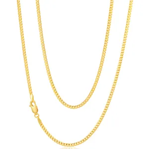 9ct Gold Filled Curb 40cm Chain 60 Gauge Shiels