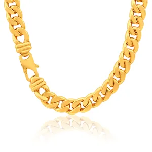 9ct Magnificent Yellow Gold Copper Filled Curb Chain Shiels