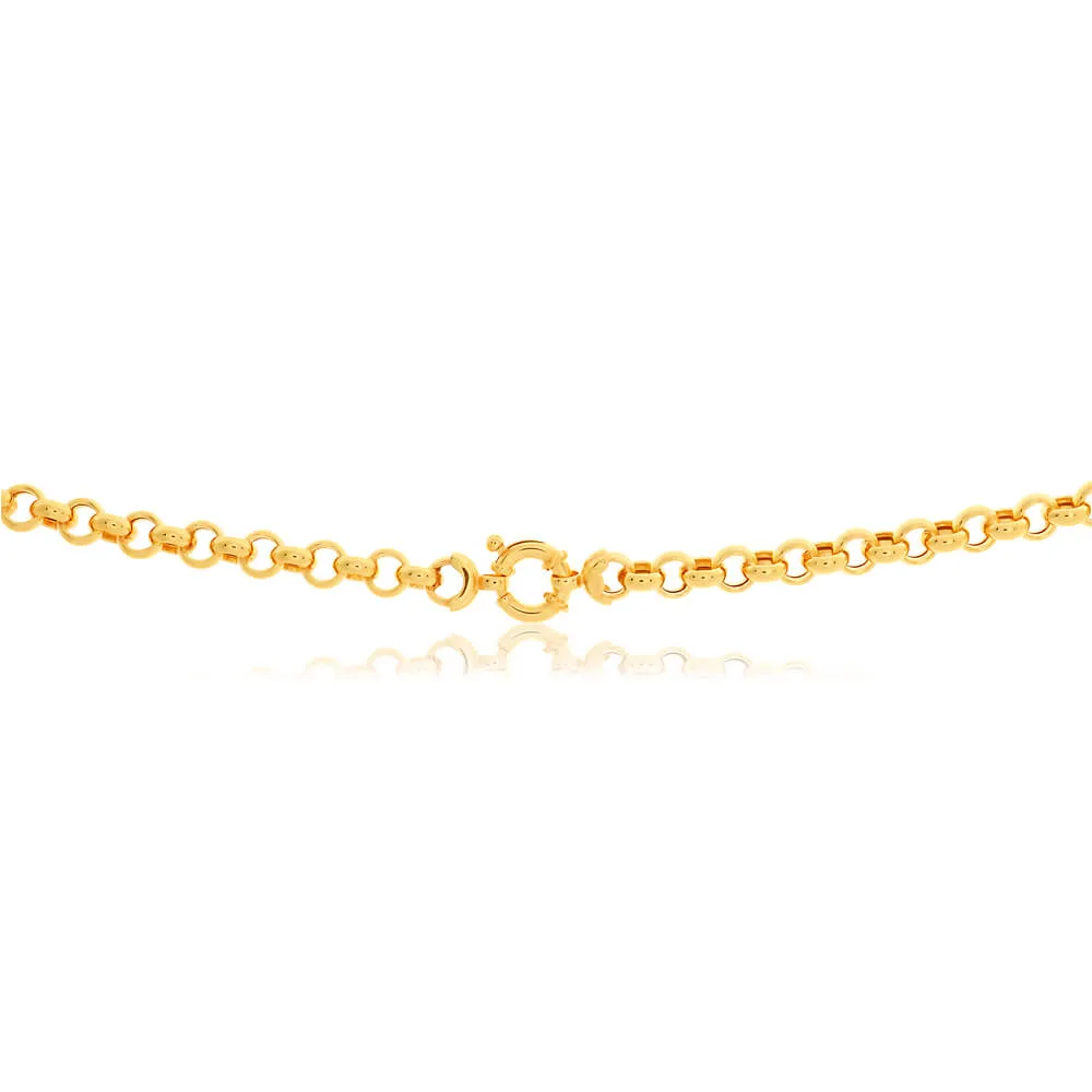 9ct Magnificent Yellow Gold Silver Filled Belcher Chain Shiels