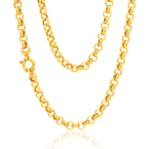 9ct Magnificent Yellow Gold Silver Filled Belcher Chain Shiels