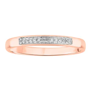 9ct Rose Gold Diamond Ring with 12 Brilliant Diamonds Shiels