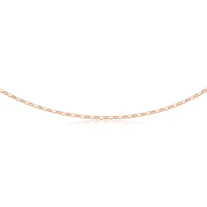 9ct Rose Gold Silverfilled 50cm Belcher Chain Shiels
