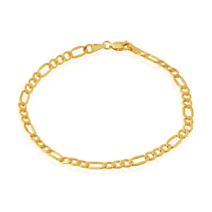 9ct Silverfilled Fiagro 100Gauge 21cm Bracelet Shiels