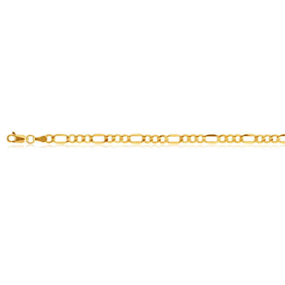 9ct Silverfilled Fiagro 100Gauge 21cm Bracelet Shiels