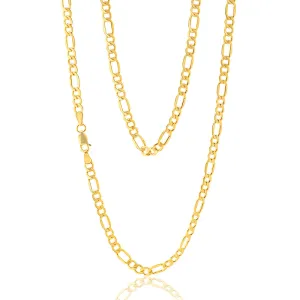 9ct Silverfilled Figaro 100gauge 55cm Chain Shiels