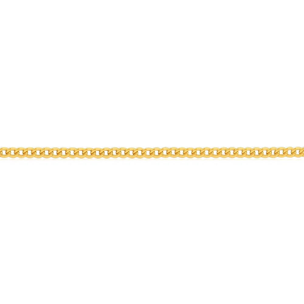 9ct Superb Yellow Gold Copper Filled Curb Chain Shiels