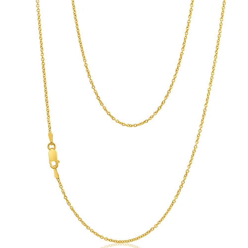 9ct Superb Yellow Gold Silver Filled Belcher Chain Shiels