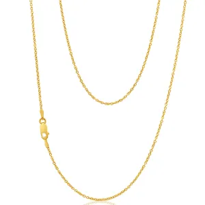 9ct Superb Yellow Gold Silver Filled Belcher Chain Shiels