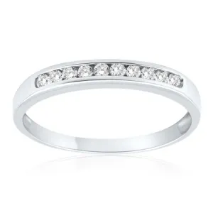 9ct White Gold 1/5 Carat Delightful Diamond Ring Shiels
