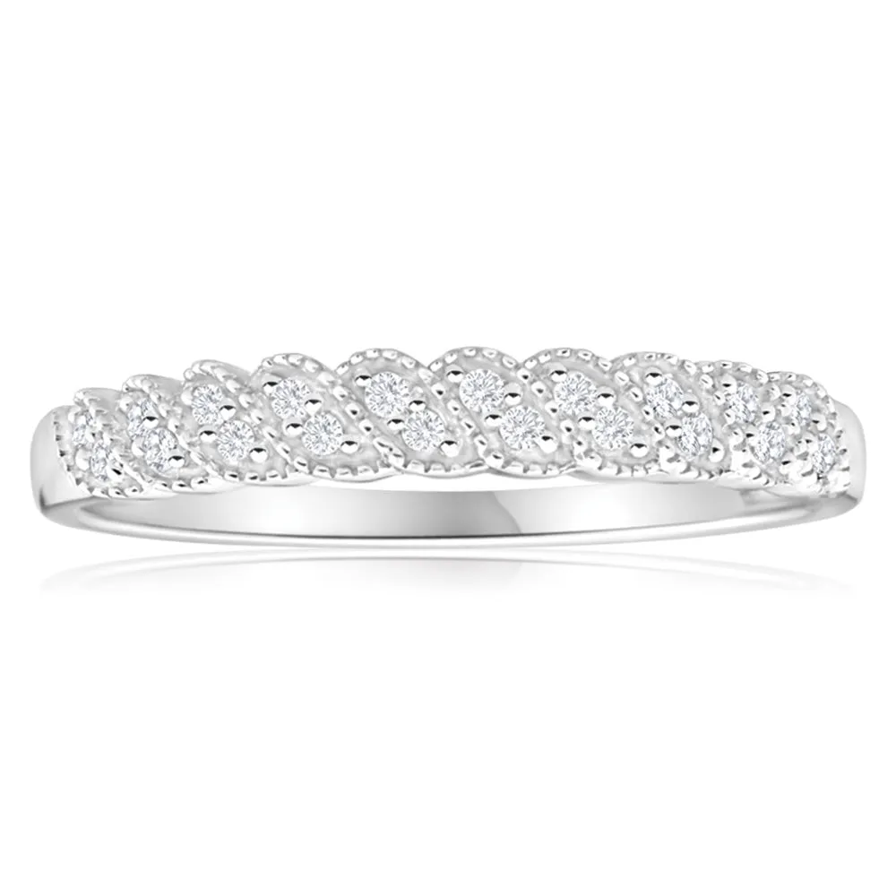9ct White Gold Opulent Diamond Ring Shiels