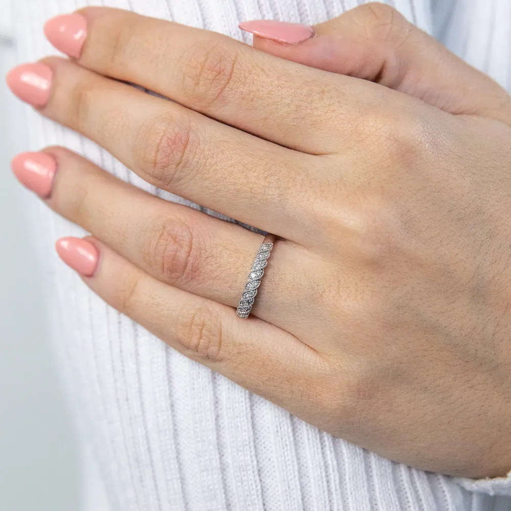 9ct White Gold Opulent Diamond Ring Shiels