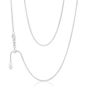 9ct White Gold Wheat Chain Shiels