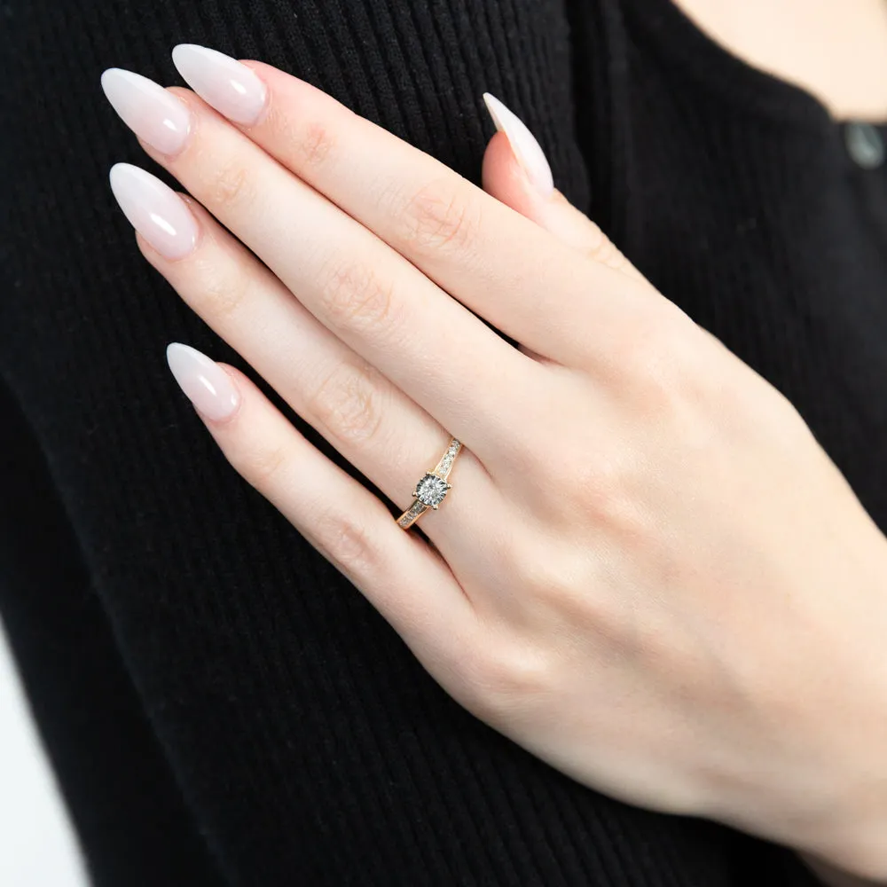 9ct Yellow Gold 0.30 Carat Diamond Solitaire Ring Shiels
