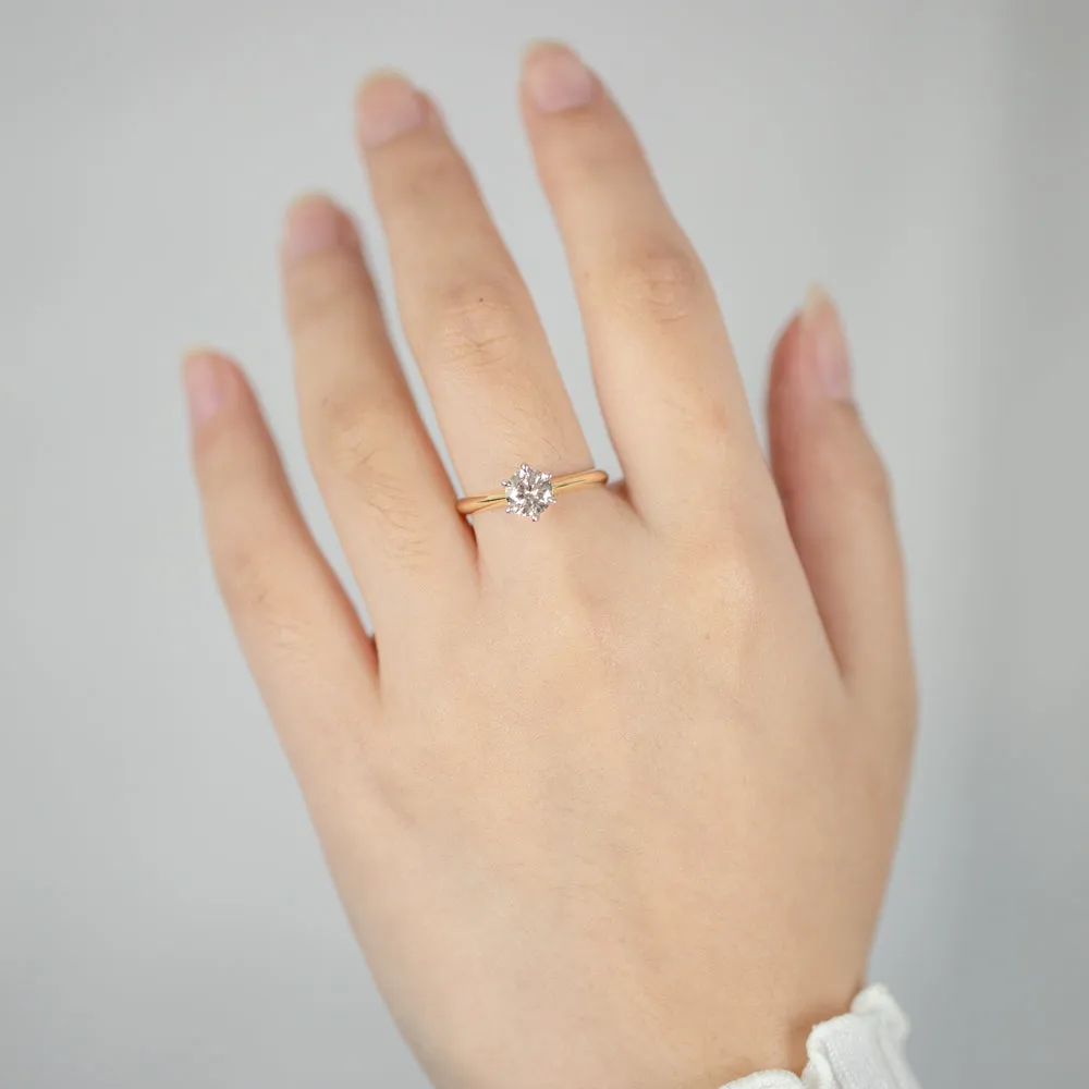 9ct Yellow Gold 1 Carat Australian Diamond Solitaire Ring Shiels