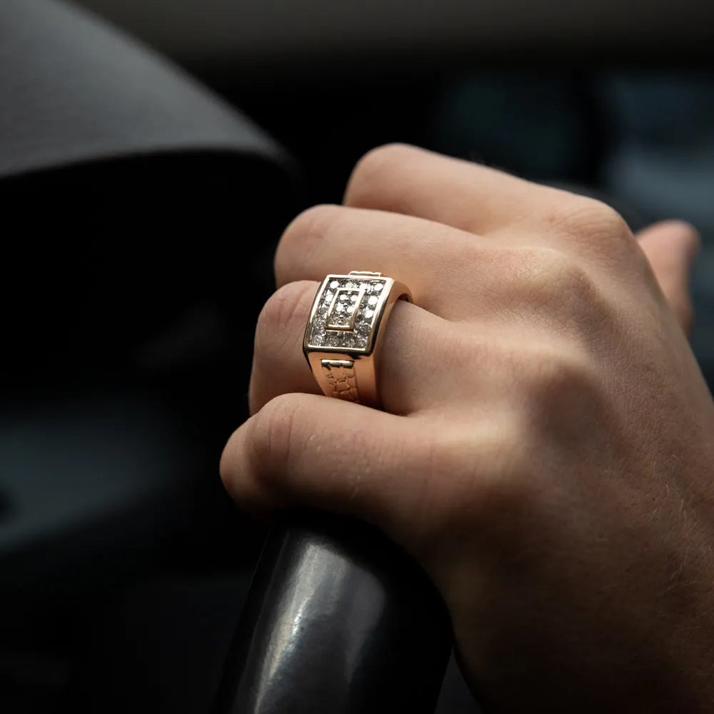 9ct Yellow Gold 1 Carat Diamond Ring Set With 20 Brilliant Cut Diamonds Shiels