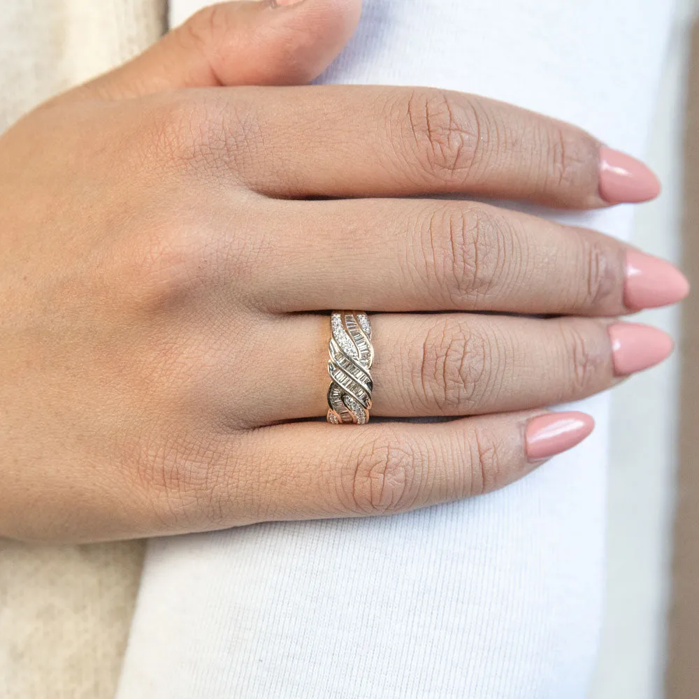 9ct Yellow Gold 1/2 Carat Diamond Ring Set With 20 Brilliant Diamonds Shiels