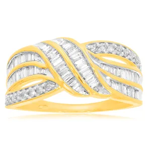 9ct Yellow Gold 1/2 Carat Diamond Ring Shiels