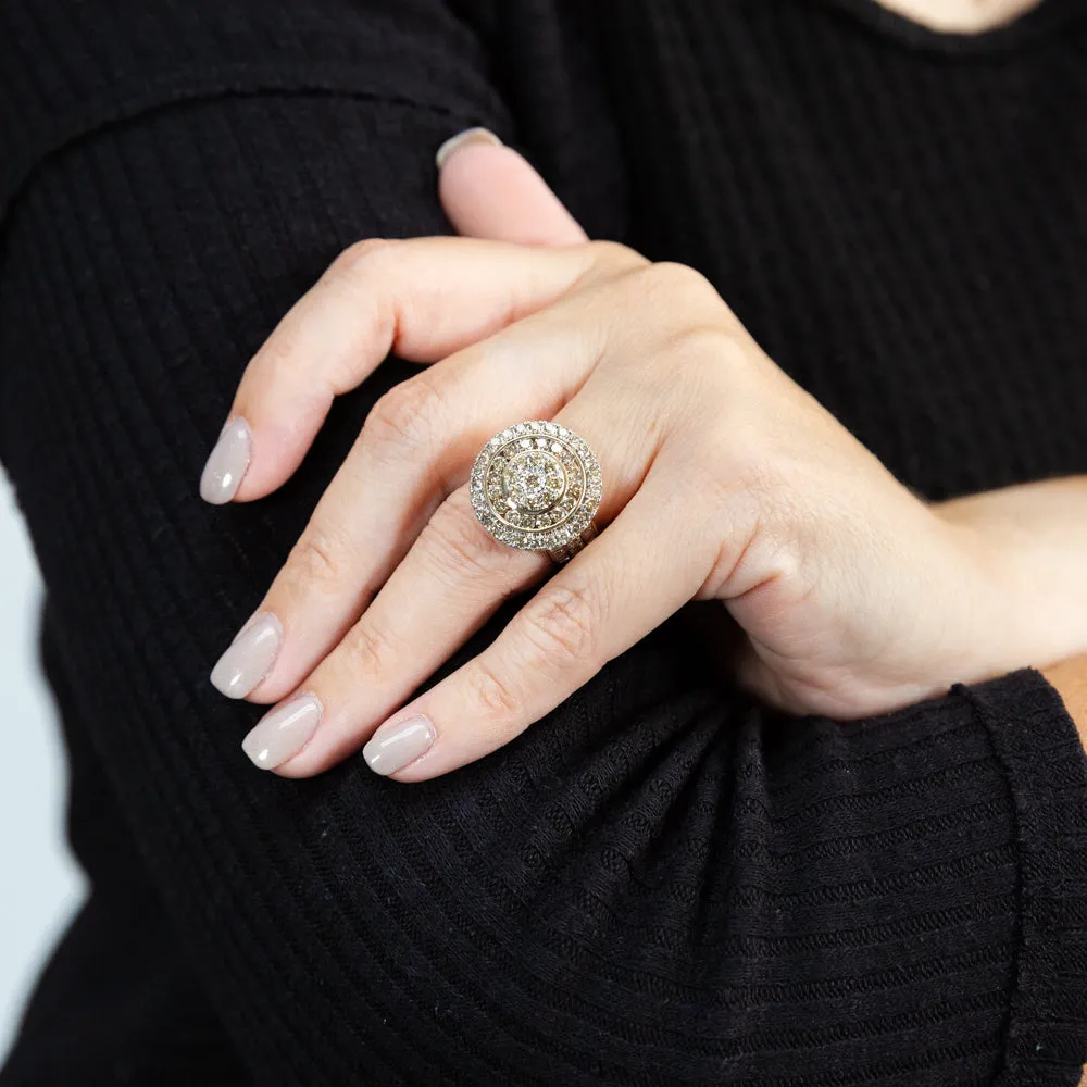 9ct Yellow Gold 3 Carat Diamond Ring with Brilliant and Tapered Baguette Diamonds Shiels