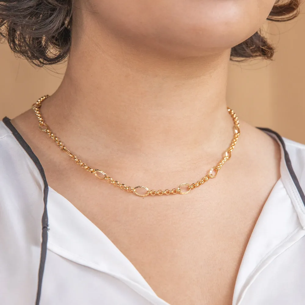9ct Yellow Gold 45cm Belcher Chain Shiels