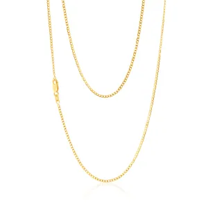 9ct Yellow Gold 45cm Curb Chain Shiels