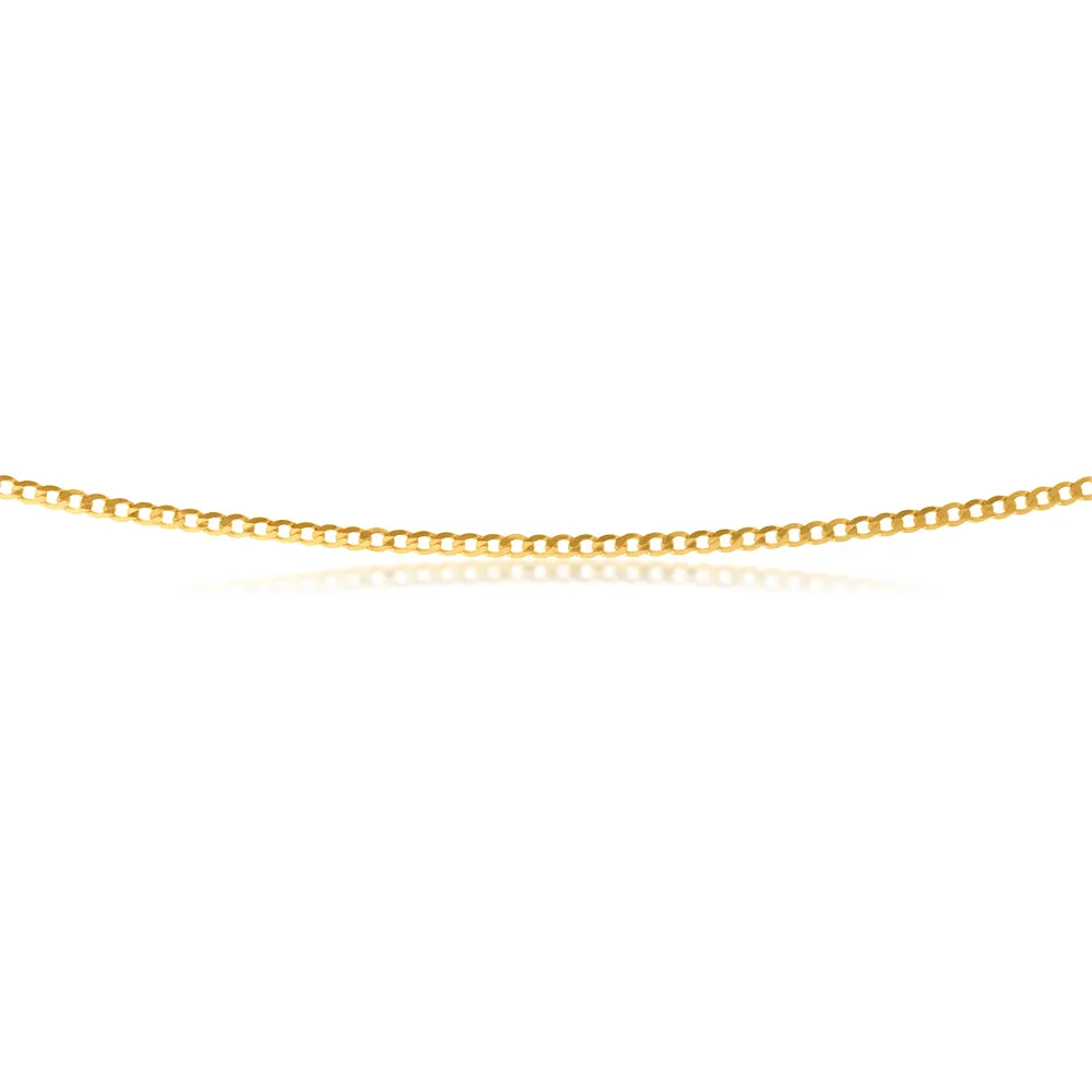 9ct Yellow Gold 45cm Curb Chain Shiels