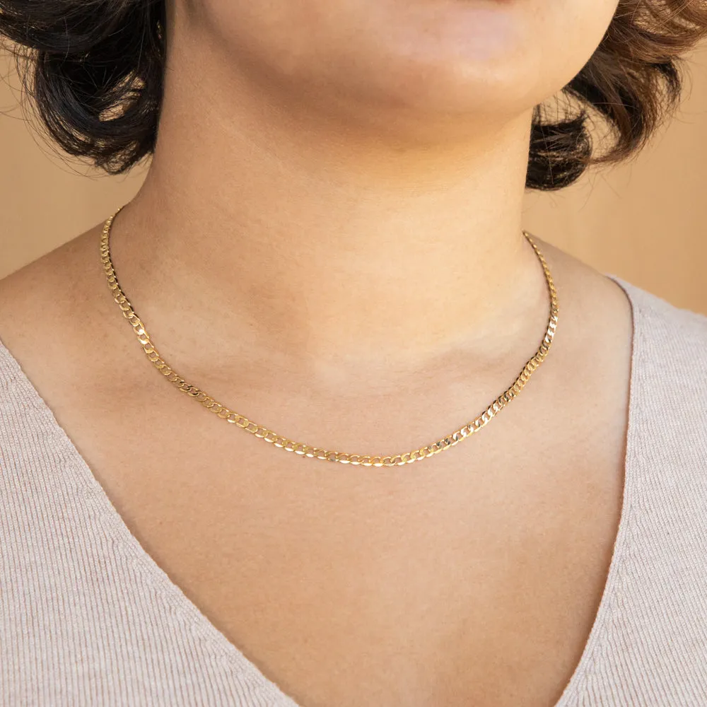 9ct Yellow Gold 45cm Curb Chain Shiels