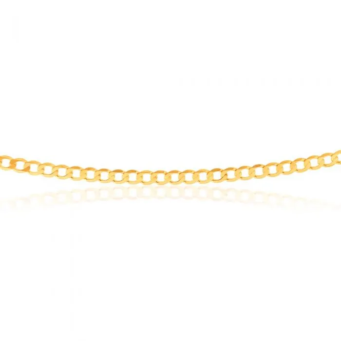 9ct Yellow Gold 45cm Curb Chain Shiels