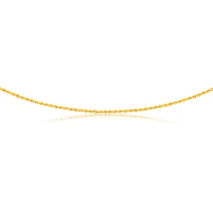 9ct Yellow Gold 45cm Rope Chain 50Gauge Shiels