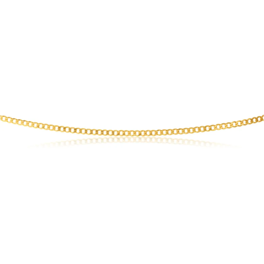 9ct Yellow Gold 50cm Curb Chain Shiels